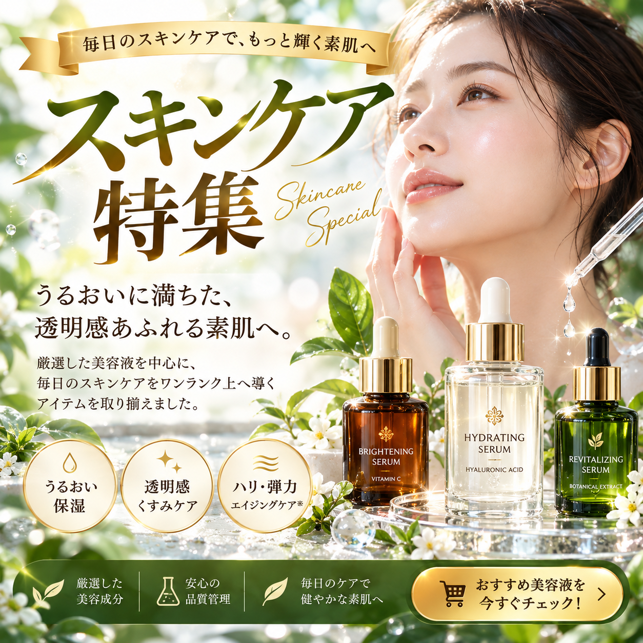 スキンケア美容液